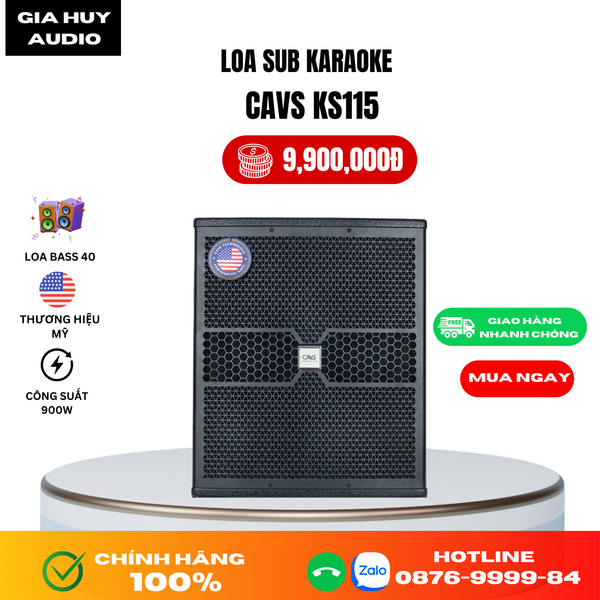 Loa Sub karaoke CAVS KS115 Active