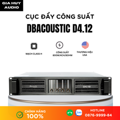Cục đẩy công suất 4 kênh DBacoustic D4.12