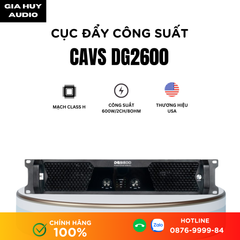 Cục đẩy công suất 2 kênh CAVS DG2600