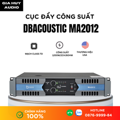 Cục đẩy 2 kênh Dbacoustic MA2012