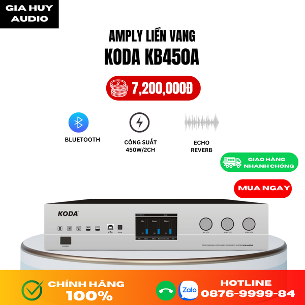 AMPLI LIỀN VANG KODA KB450A