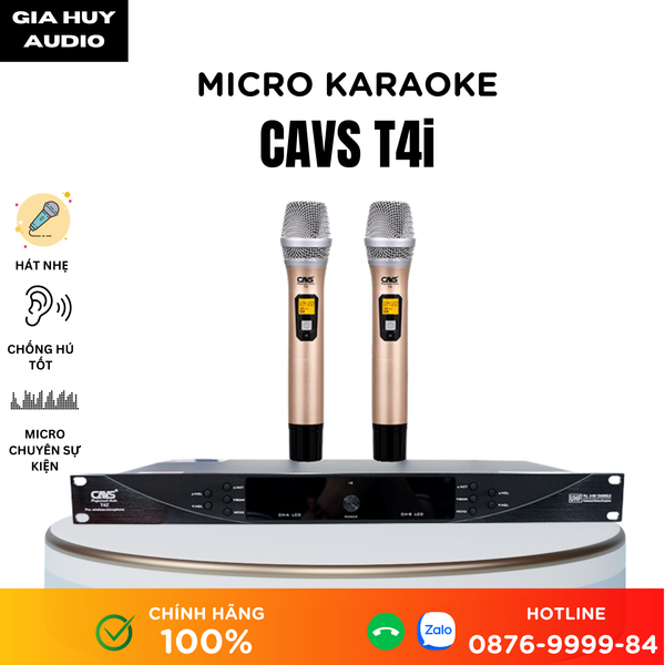 Micro Không Dây CAVS T4i