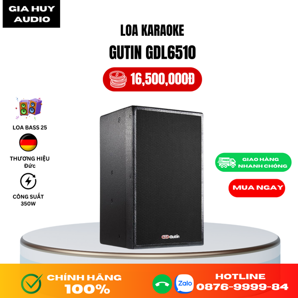 Loa karaoke GUTIN GDL6510 - Bass 25