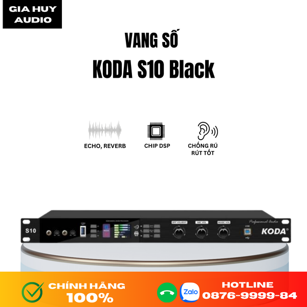 Vang số  KODA S10 ( BLACK )