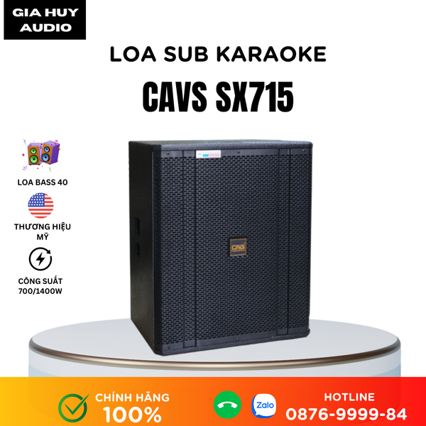 Loa Sub CAVS SX715 bass 40 Passive