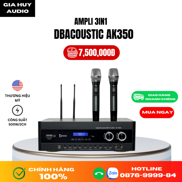 Ampli liền vang 3in1  DBAcoustic AK350