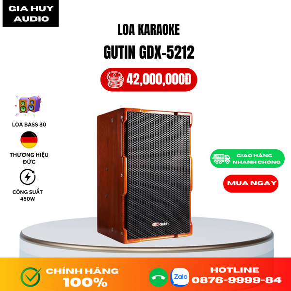 Loa karaoke GUTIN GDX5212 Bass 30
