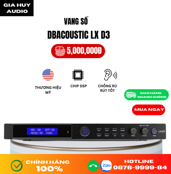 Vang số Dbacoustic LX D3