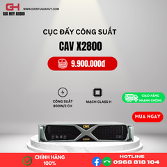 Cục đẩy công suất 2 kênh CAVS X2800