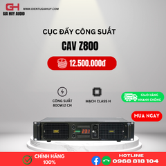 Cục đẩy công suất 2 kênh CAVS Z800