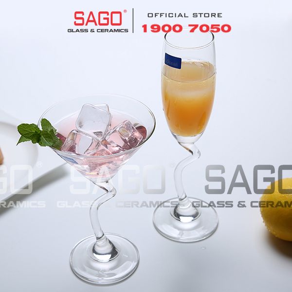  Ocean 1521C07 - Ly Thủy Tinh Ocean Salsa Cocktail 210ml | Nhập Khẩu Thái Lan 