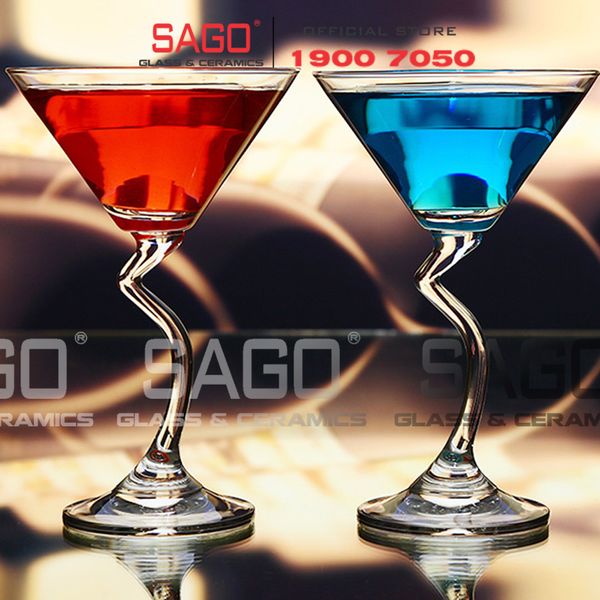  Ocean 1521C07 - Ly Thủy Tinh Ocean Salsa Cocktail 210ml | Nhập Khẩu Thái Lan 