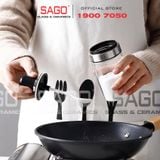  Hũ Thủy Tinh Gia Vị Có Thìa 250ml Viền Inox Cao Cấp | Thủy Tinh Cao cấp 