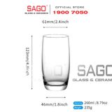  IDELITA 99HB26 - Ly thủy tinh Pha Lê IDELITA Rhine Charm Hi Ball Crystal glasses 260ml | Thủy Tinh Pha Lê Cao cấp 