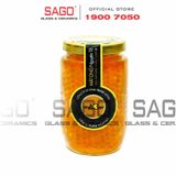 Hũ Thủy Tinh Tròn 375ml Nắp Thiết | Tùy Chọn Màu nắp 
