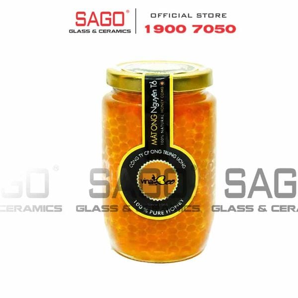  Hũ Thủy Tinh Tròn 375ml Nắp Thiết | Tùy Chọn Màu nắp 