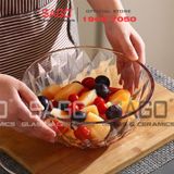  Union 318 -  Tô Thủy Tinh Union Assurance Bowl Đường kính 8" | Thủy Tinh Cao Cấp Nhập Khẩu Thái Lan 