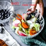  Union 318 -  Tô Thủy Tinh Union Assurance Bowl Đường kính 8" | Thủy Tinh Cao Cấp Nhập Khẩu Thái Lan 