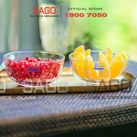  Union 317 - Chén Thủy Tinh Union Assurance Bowl Đường kính 4.5'' | Thủy Tinh Cao Cấp Nhập Khẩu Thái Lan 