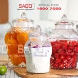  BKC 8833-3L- Bình Thủy Tinh Kim Cương 3.0 Lít | Tùy Chọn Có hoặc không vòi 