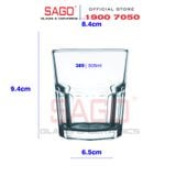  Union 389 - Ly Thủy Tinh Union Centra Rocks Glass 305ml | Thủy Tinh Cao Cấp Nhập Khẩu Thái Lan 