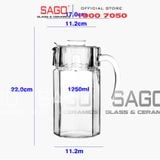  Deli EH1003-1 - Bình thủy tinh Deli Lục Lăng 1250ml | Thủy Tinh Cao Cấp 