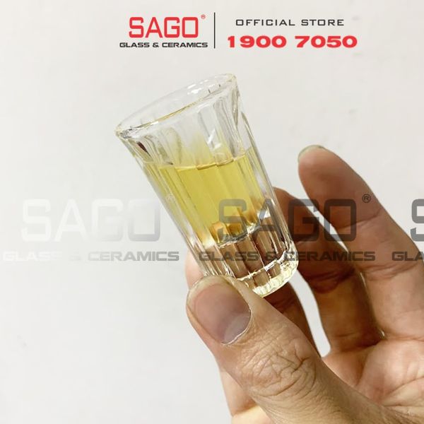  Deli Y6005 - Ly Thủy Tinh Deli Green Apple Shot 20ml | Thủy Tinh Cao Cấp 