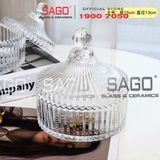  DELI DSTG1032-4 - Thố Mứt Thủy Tinh , Hũ Kẹo Thủy Tinh Deli Candy Jar Glass | Thủy Tinh Cao Cấp 