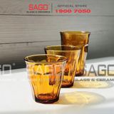  DURALEX D1027D - Ly Thủy Tinh Cường Lực Duralex Picardie Amber Rock Glass 250ml | Nhập Khẩu Pháp 