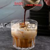  HF.GL1508 - Ly Thủy Tinh , Ly Trà Đá Everest Rock Glass 250ml | Thủy Tinh Cao Cấp 