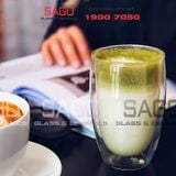  Wilmax England 888734/A - Ly Thủy Tinh 2 lớp Wilmax England Thermo 400ml | Thủy Tinh Cao Cấp Chịu Nhiệt 