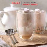  Wilmax England 888735/A - Ly Thủy Tinh 2 lớp Wilmax England Thermo 500ml | Thủy Tinh Cao Cấp Chịu Nhiệt 
