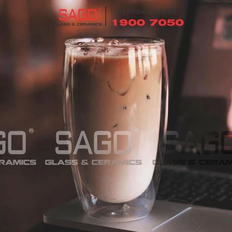  Wilmax England 888735/A - Ly Thủy Tinh 2 lớp Wilmax England Thermo 500ml | Thủy Tinh Cao Cấp Chịu Nhiệt 