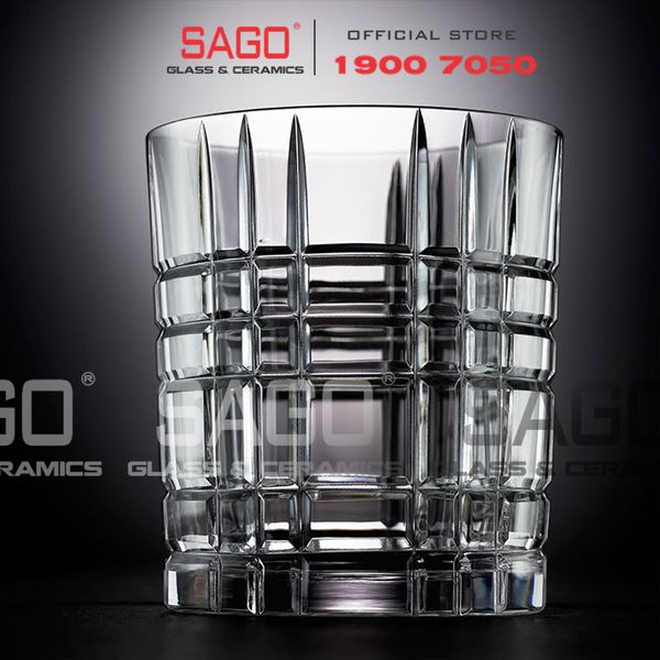  HONGLI 5412D - Ly Thủy Tinh Hongli Traze Rock Glass 315ml | Thủy Tinh Cao Cấp 