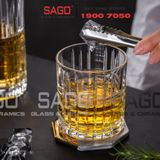  HONGLI 5412D - Ly Thủy Tinh Hongli Traze Rock Glass 315ml | Thủy Tinh Cao Cấp 