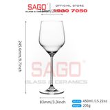  IDELITA 93BJ45 - Ly thủy tinh Pha Lê IDELITA Victorian RED wine Crystal glasses 450ml | Thủy Tinh Pha Lê Cao cấp 