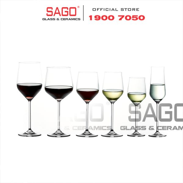  IDELITA 93BJ45 - Ly thủy tinh Pha Lê IDELITA Victorian RED wine Crystal glasses 450ml | Thủy Tinh Pha Lê Cao cấp 