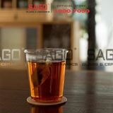  INS 9002 - Ly Thủy Tinh Miệng Loe INS Flared Mouth Rock Glass 355ml | Thủy Tinh Cao Cấp 