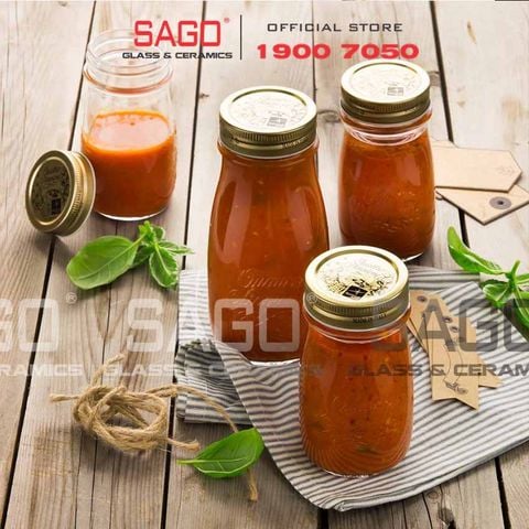  Chai Thủy Tinh Bormioli Rocco Italia Quattro Stagioni | Tùy Chọn Dung Tích 