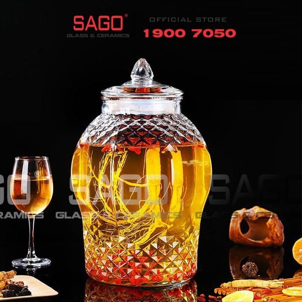  BKC 8833-38L- Bình Thủy Tinh Kim Cương 38.0 Lít | Tùy Chọn Có hoặc không vòi 