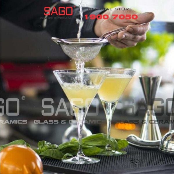  Pasabahce 44335 - Ly Thủy Tinh Pasabahce Capri V Line Martini 250ml | Nhập Khẩu Thổ Nhĩ Kỳ 