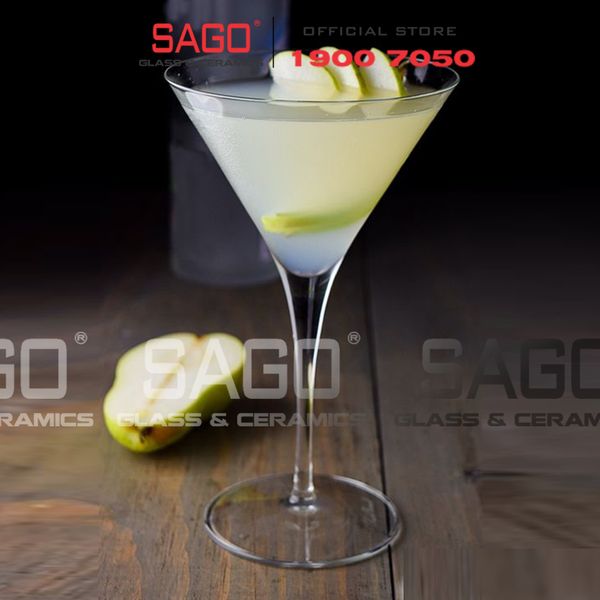  Pasabahce 44335 - Ly Thủy Tinh Pasabahce Capri V Line Martini 250ml | Nhập Khẩu Thổ Nhĩ Kỳ 