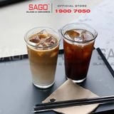  INS 9001 - Ly Thủy Tinh Miệng Loe INS Flared Mouth Highball Glass 360ml | Thủy Tinh Cao Cấp 