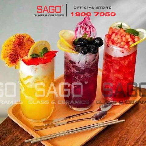  Ocean B00313 - Ly Thủy Tinh Ocean Top Drink 375ml | Nhập Khẩu Thái Lan 