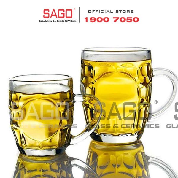  Union 217 - Ly thủy tinh Có Quai Union Beer Mug Glass 300ml | Thủy Tinh Cao Cấp Nhập Khẩu Thái Lan 