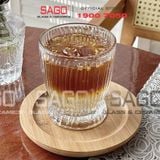  Deli DSKB162-1A - Ly Thủy Tinh Deli Stripes Rock Glass 280ml | Thủy Tinh Cao Cấp 