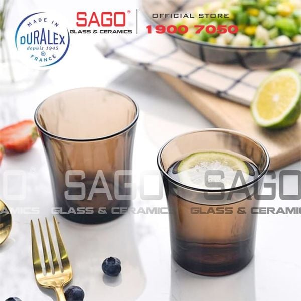  DURALEX D1011C - Ly Thủy Tinh Cường Lực Duralex Lys Creole Rock Glass 210ml | Nhập Khẩu Pháp 