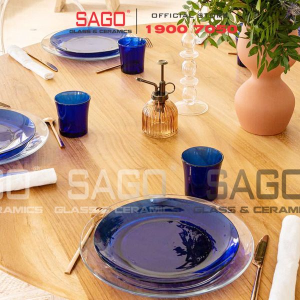  DURALEX D1011F - Ly Thủy Tinh Cường Lực Duralex Lys Saphir Rock Glass 210ml | Nhập Khẩu Pháp 