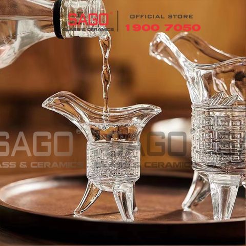  Ly Thủy Tinh Đế Vương Shot Glass | Tùy Chọn Dung Tích , Thủy Tinh Cao Cấp 
