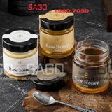  Hũ Thủy Tinh Tròn Trụ Nắp Thiết Dày | Tùy Chọn Dung Tích 